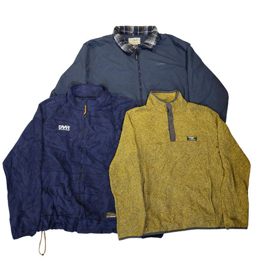 LL BEAN JACKET & FLEECE (50 PCS)